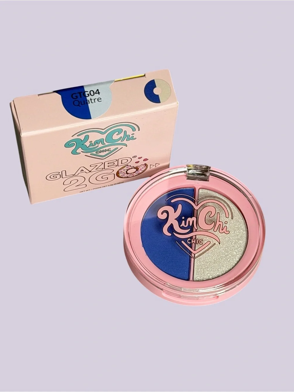 Kim Chi Chic Glazed 2Go In Quatre Eyeshadow Duo BNIB